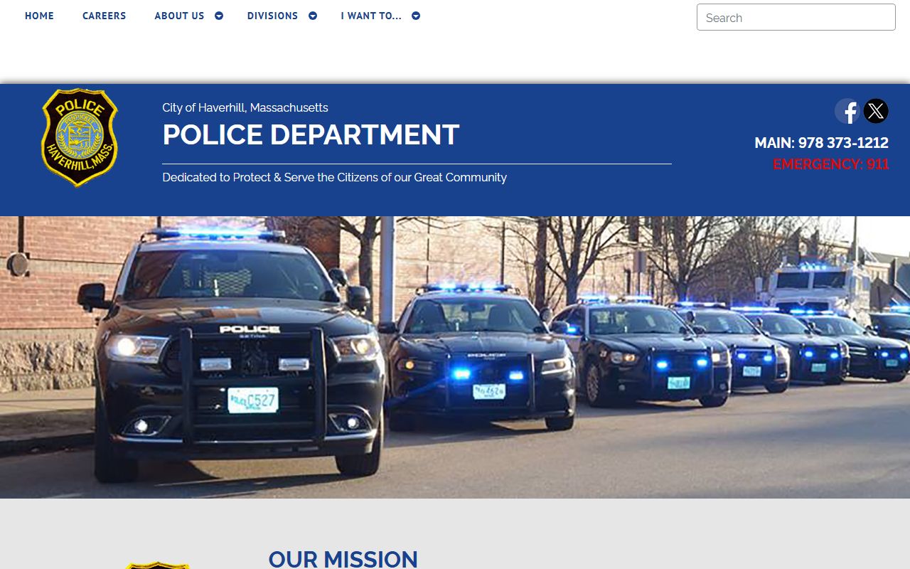 Haverhill Police Department website for released inmate records