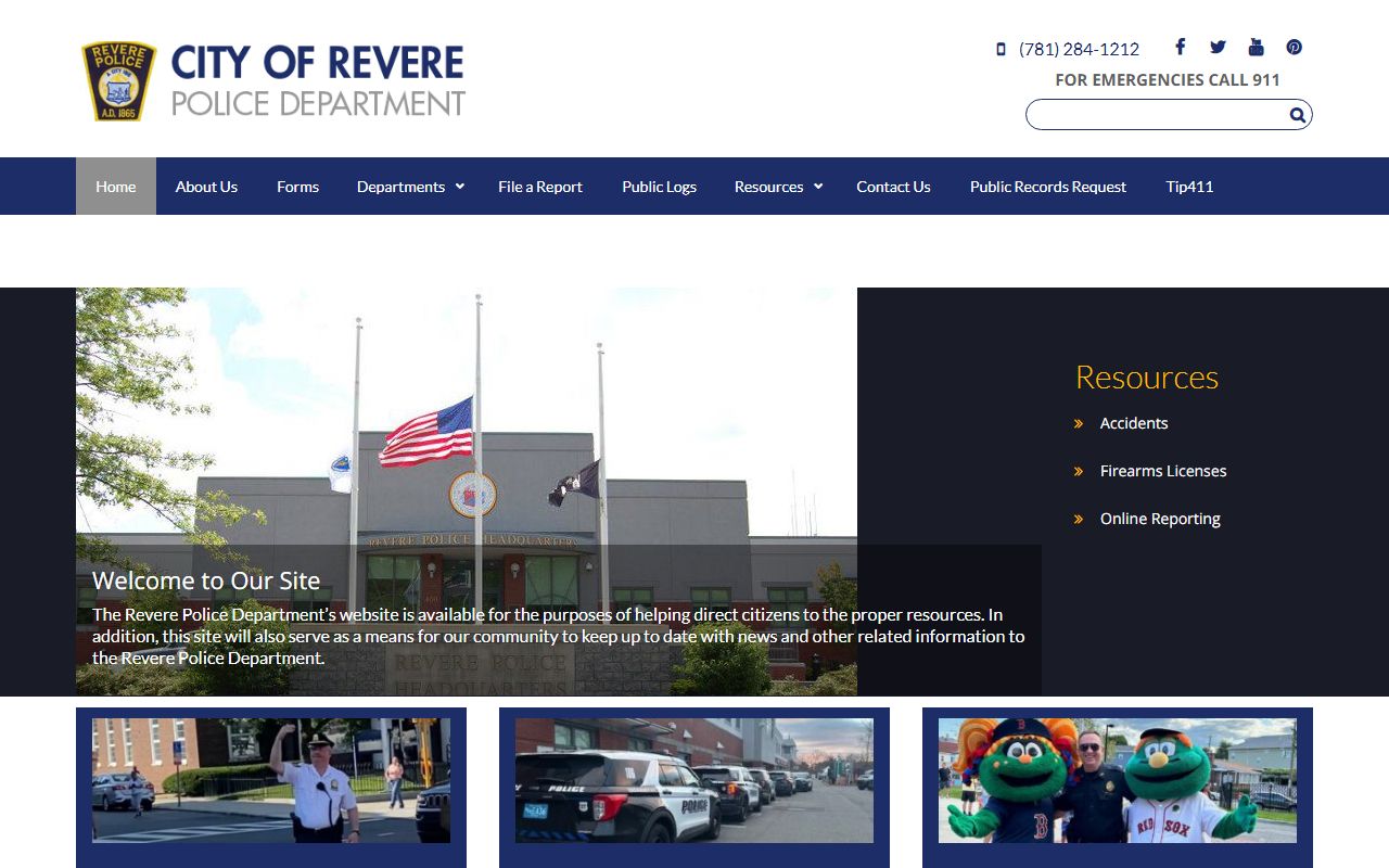 Revere Police Department released inmate records