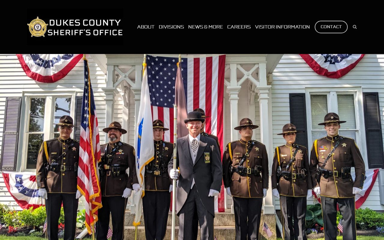 Dukes County Sheriff official site for released inmate records