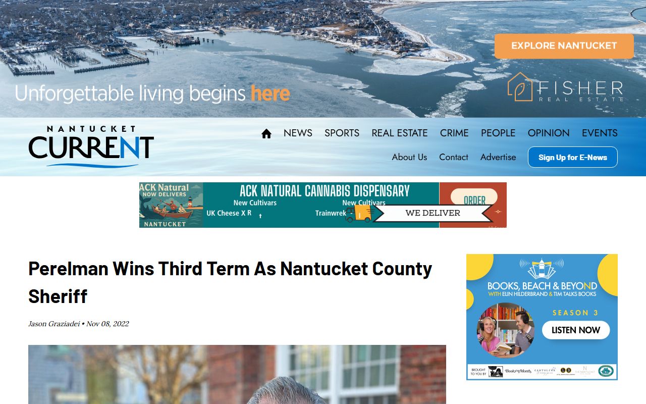 Nantucket election news released inmate records