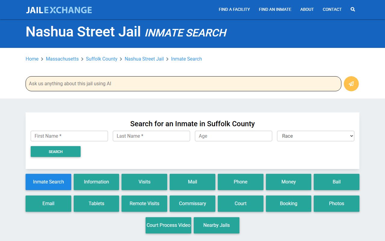 JailExchange Suffolk County released inmate search